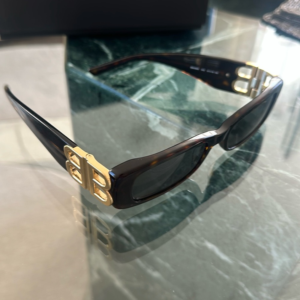 Balenciaga tortoise sunglasses